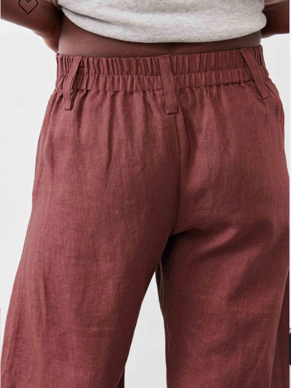 NWT, Ruti Uptown Loose Linen Pants in Spice size 2